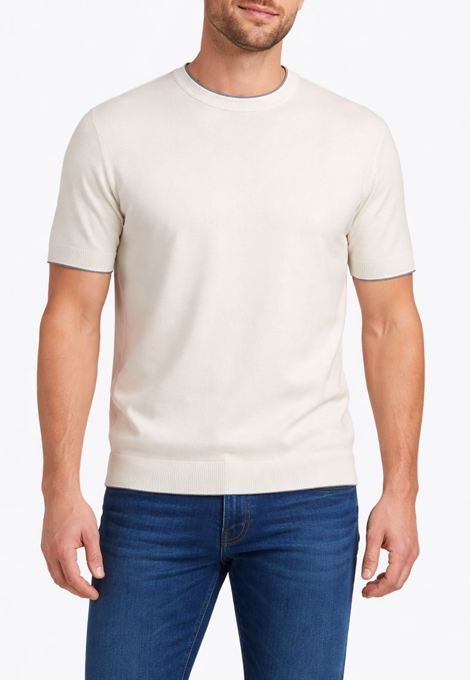 Трикотажная футболка CORNELIANI, Белый, Белый
Трикотажная футболка CORNELIANI, Белый, Белый