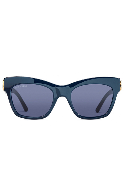 Солнцезащитные очки в синей оправе BALENСIAGA