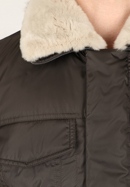Куртка CORTIGIANI  - Нейлон - цвет коричневый