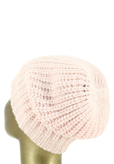 Нежно розовая шапка из шерсти PESERICO - ИТАЛИЯ