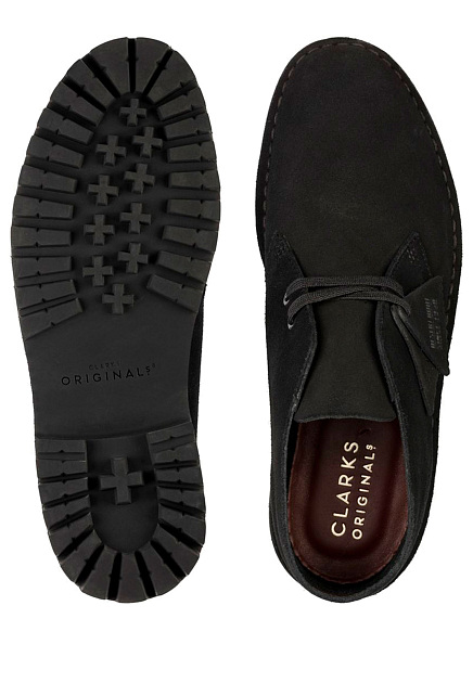 Ботинки CLARKS ORIGINALS  - Замша - цвет черный