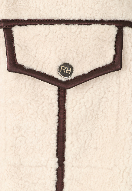 Меховая куртка RINDI  - Мех ягненка - цвет белый