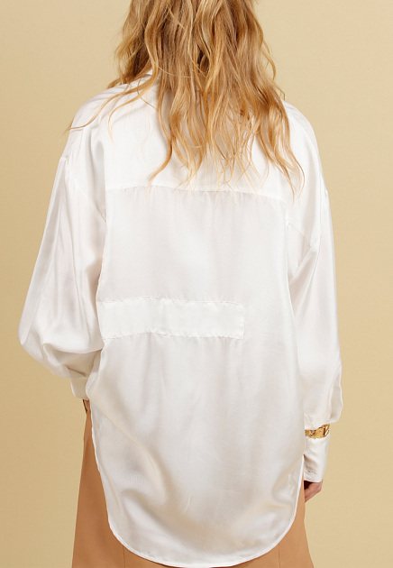 Рубашка MAX&MOI  - Шелк - цвет белый