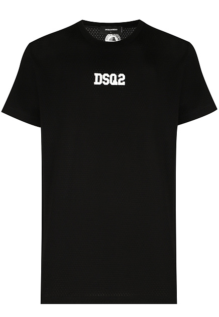 Хлопковая футболка с логотипом DSQUARED2