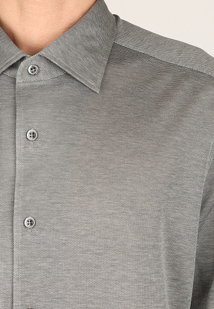 Рубашка CORNELIANI  - Хлопок - цвет серый
