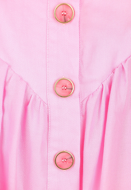 Платье MAX&MOI  - Хлопок, Шелк - цвет розовый