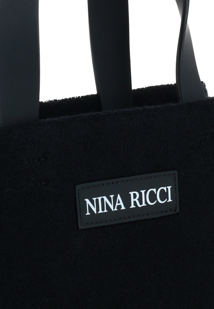 Сумка NINA RICCI  - Хлопок - цвет черный