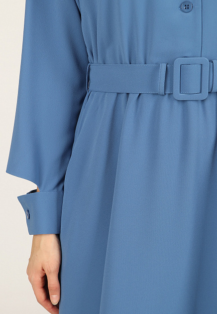Платье POUSTOVIT  - Вискоза, Полиэстер - цвет голубой