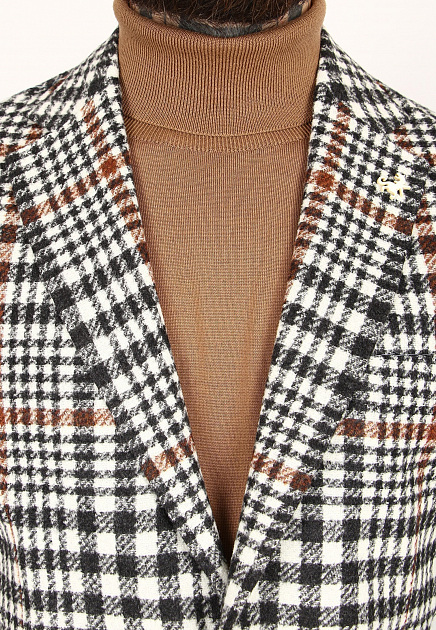 Пиджак TOMBOLINI  - Шерсть, Альпака - цвет белый