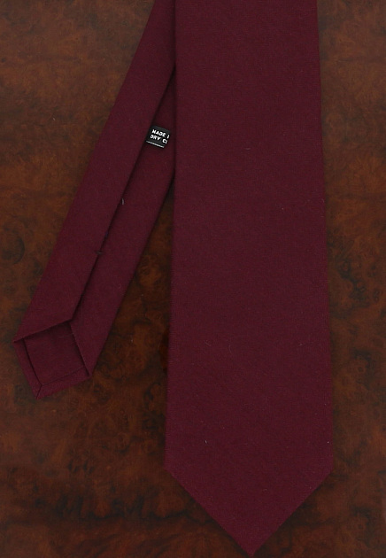 Бордовый галстук STEFANO RICCI - ИТАЛИЯ