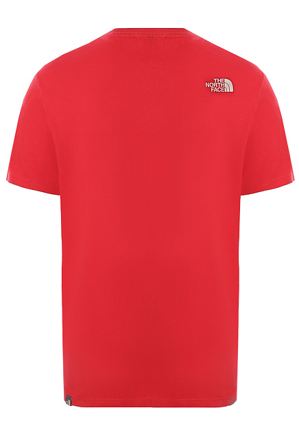 Красная футболка с логотипом THE NORTH FACE - США