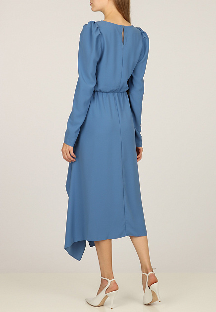 Платье POUSTOVIT  - Вискоза, Полиэстер - цвет голубой