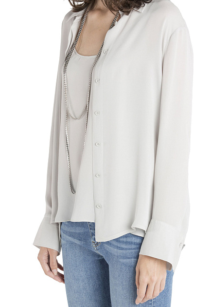 Блуза MAX&MOI  - Шелк - цвет серый
