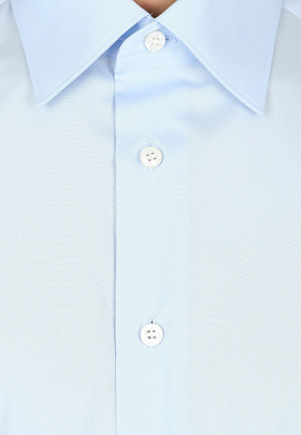 Рубашка BRIONI  - Хлопок - цвет голубой