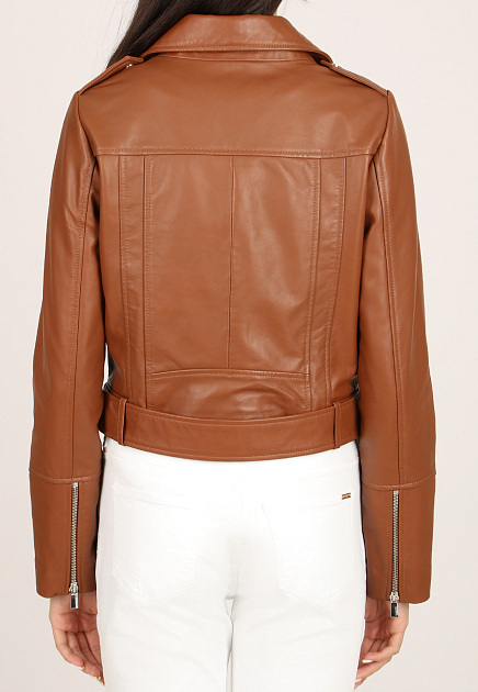 Куртка MAX&MOI  - Кожа - цвет коричневый