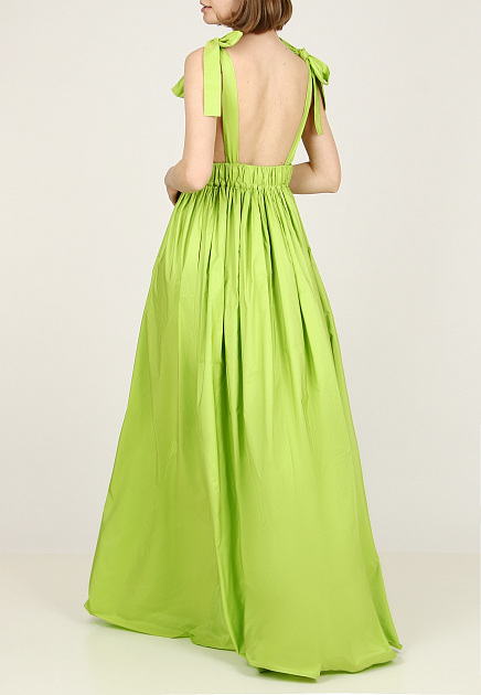 Платье MAISON CO.GO  - Полиэстер - цвет зеленый