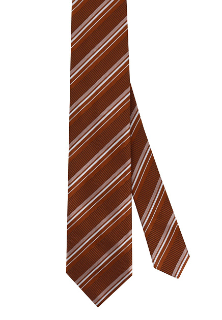 Шелковый галстук в полоску BRIONI - ИТАЛИЯ