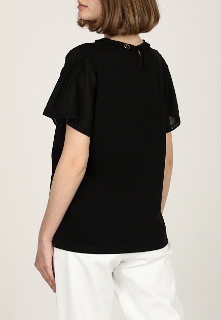 Блуза TWINSET Milano  - Хлопок - цвет черный