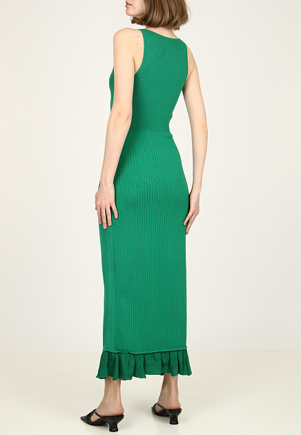 Платье PINKO  - Вискоза - цвет зеленый
