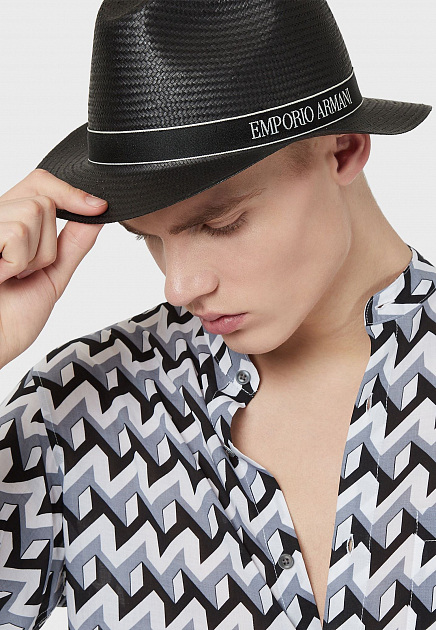 Шляпа EMPORIO ARMANI  59 размера - цвет черный