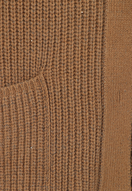 Жилет EREDA  - Шерсть - цвет коричневый