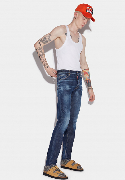 Облегающие джинсы DSQUARED2 - ИТАЛИЯ