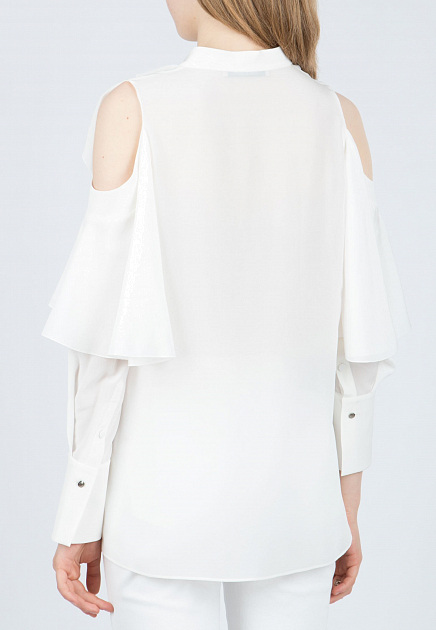 Блуза ROBERTO CAVALLI  - Шелк - цвет белый