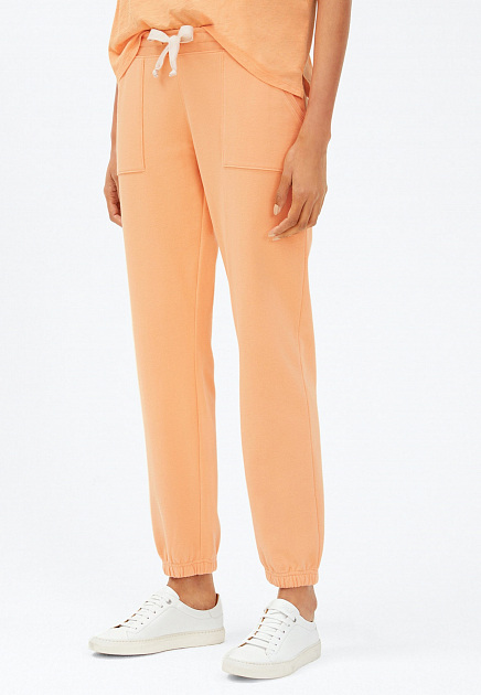 Спортивные брюки JUVIA  - Хлопок, Полиэстер - цвет оранжевый