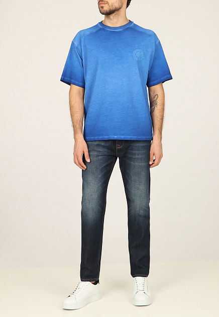 Синяя футболка с эффектом градиента OPENING CEREMONY - США