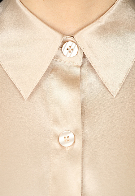 Рубашка MAX&MOI  - Шелк - цвет бежевый