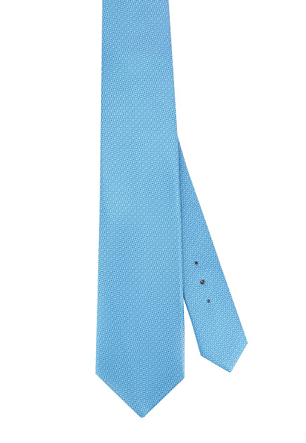Шелковый галстук с орнаментом STEFANO RICCI - ИТАЛИЯ