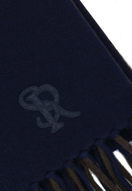 Кашемировый шарф STEFANO RICCI  - Кашемир - цвет синий