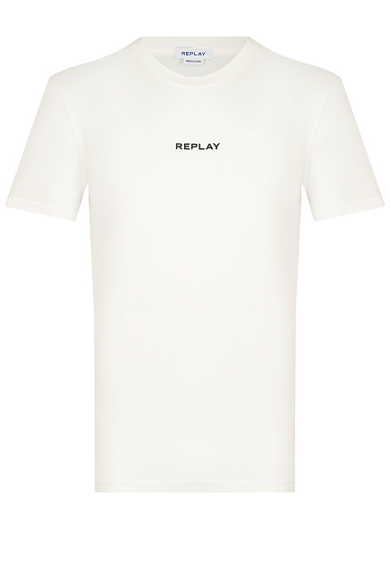 Хлопковая футболка REPLAY