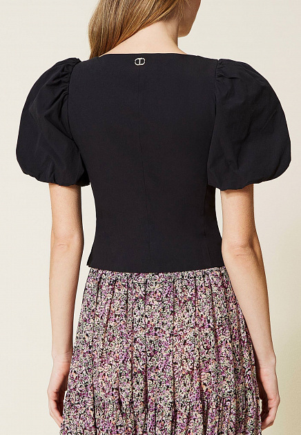 Блуза TWINSET Milano  - Хлопок - цвет черный
