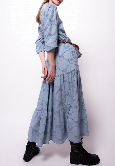 Платье PINKO  - Лиоцелл - цвет голубой