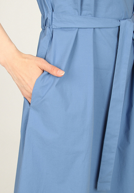 Платье CAPPELLINI BY PESERICO  - Хлопок - цвет голубой