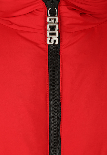 Красная короткая куртка GCDS