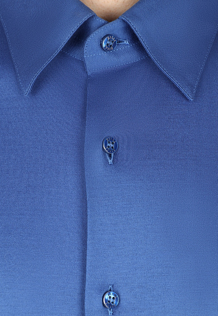 Рубашка ZILLI  - Хлопок - цвет синий