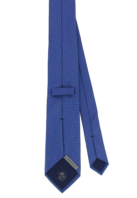 Голубой галстук из шелка CORNELIANI - ИТАЛИЯ