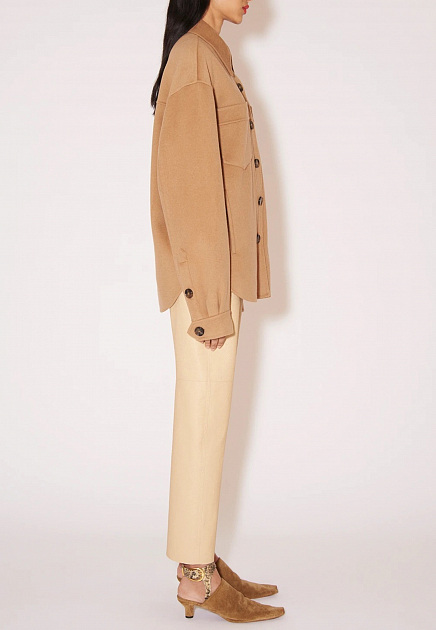 Куртка NANUSHKA  - Шерсть - цвет коричневый