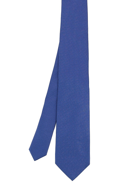 Голубой галстук из шелка CORNELIANI