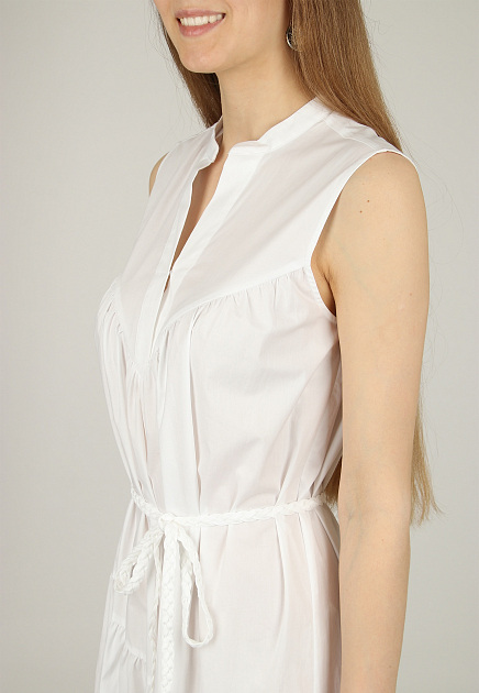 Платье TWINSET Milano  - Хлопок - цвет белый