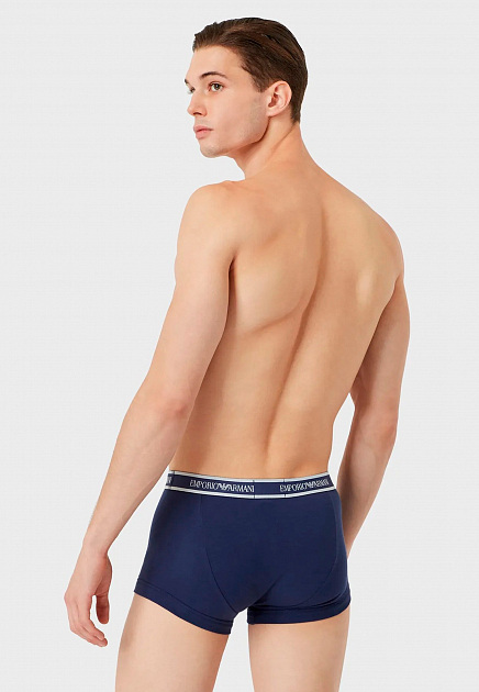 Комплект EMPORIO ARMANI Underwear  - Хлопок - цвет голубой