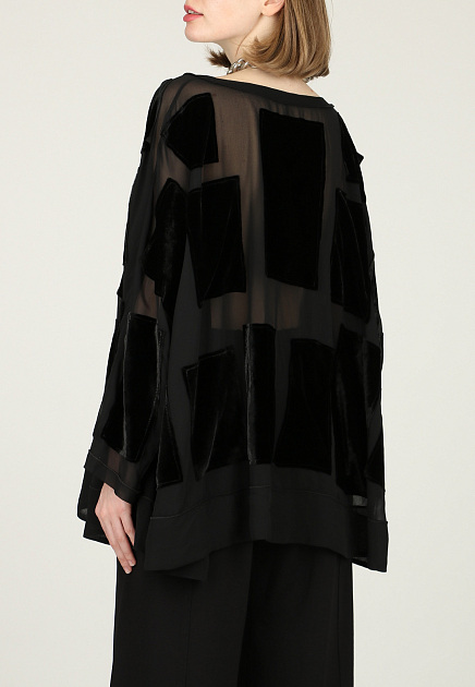 Блуза TADASHI  - Полиэстер - цвет черный