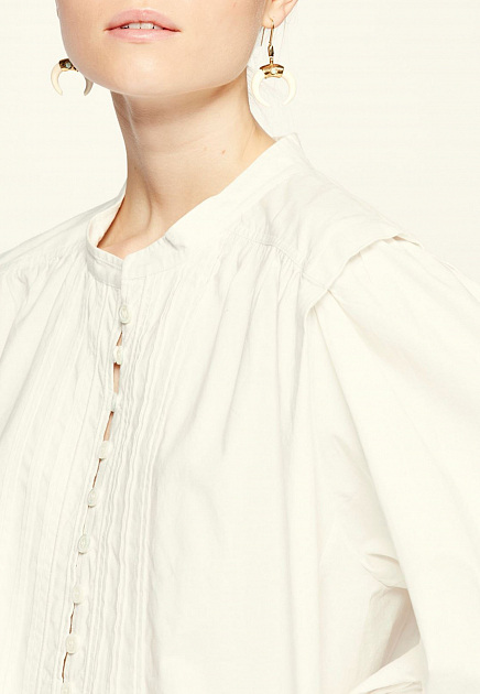 Рубашка ISABEL MARANT ÉTOILE  - Хлопок - цвет белый