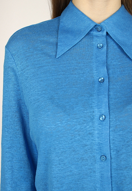 Рубашка MAX&MOI  - Лён - цвет синий