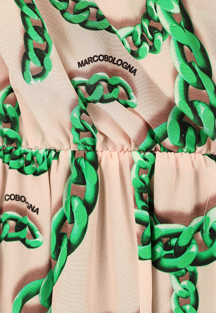 Платье MARCO BOLOGNA  - Шелк - цвет зеленый