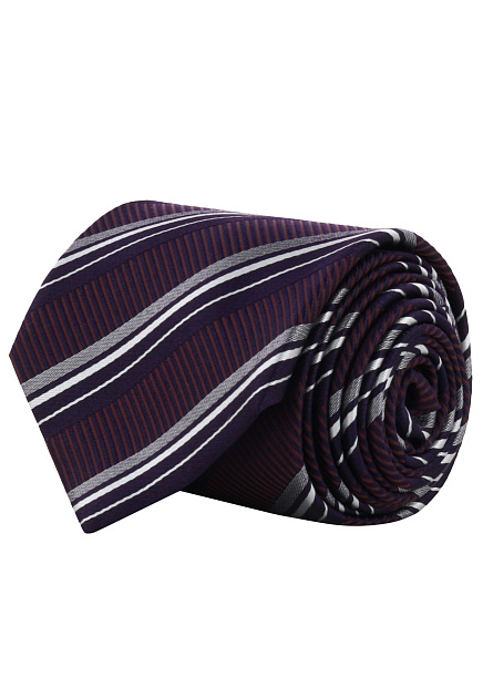 Шелковый галстук в полоску BRIONI