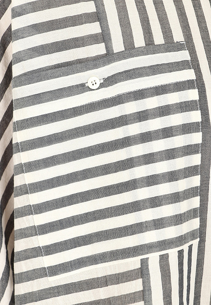 Хлопковая рубашка в полоску ANTONELLI FIRENZE