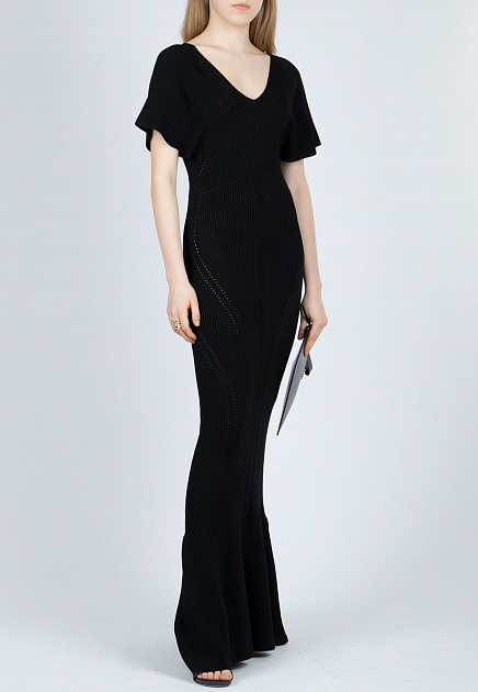 Платье ROBERTO CAVALLI  - Вискоза - цвет черный